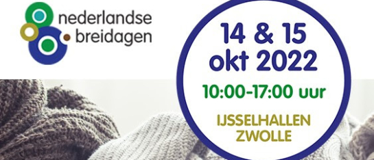 Breiwinkel.nl op de Nederlandse breidagen 14 en 15 oktober 2022 in Zwolle