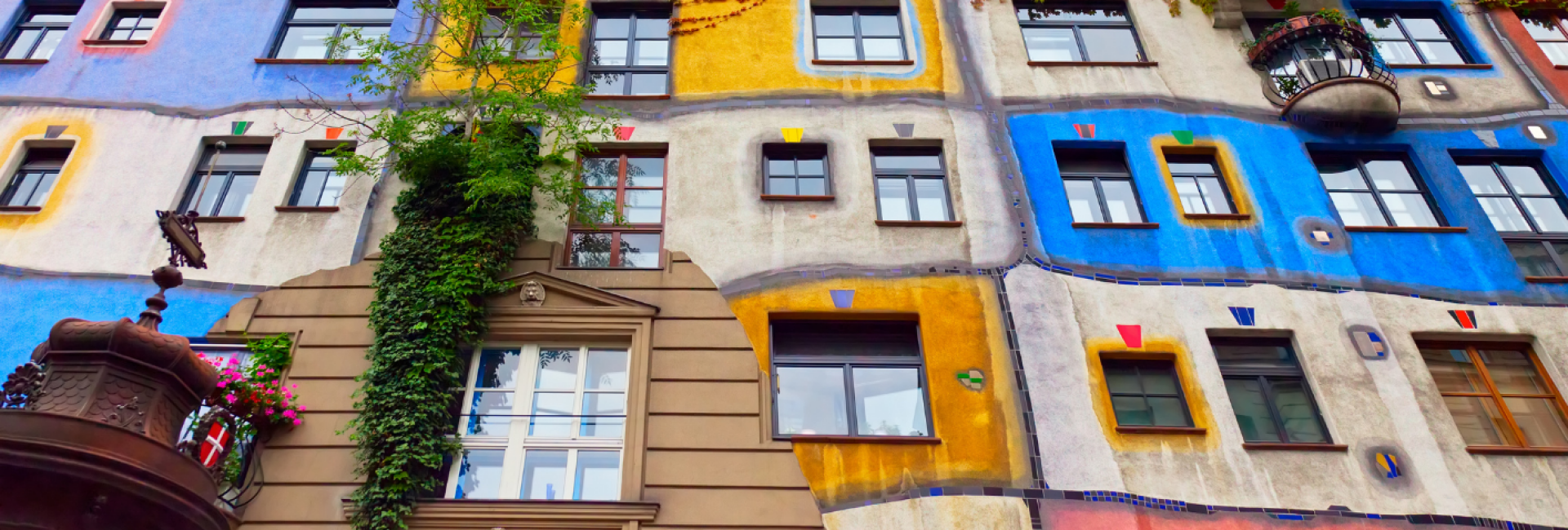 Huis van Friedensreich Hundertwasser de Oostenrijkse Architect en kunstenaar