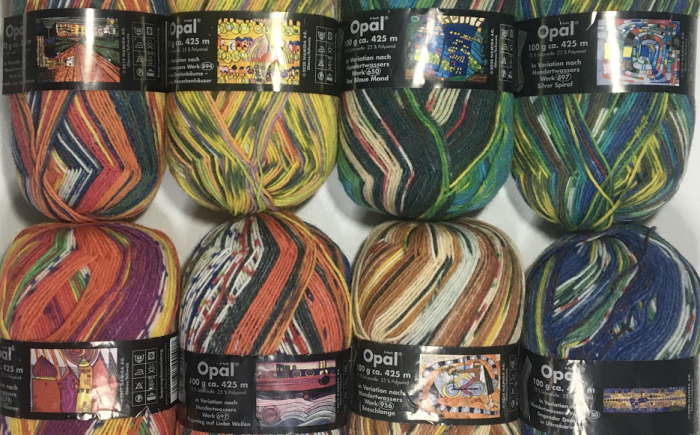 Opal 4-draads sokkenwol Hundertwasser serie 1