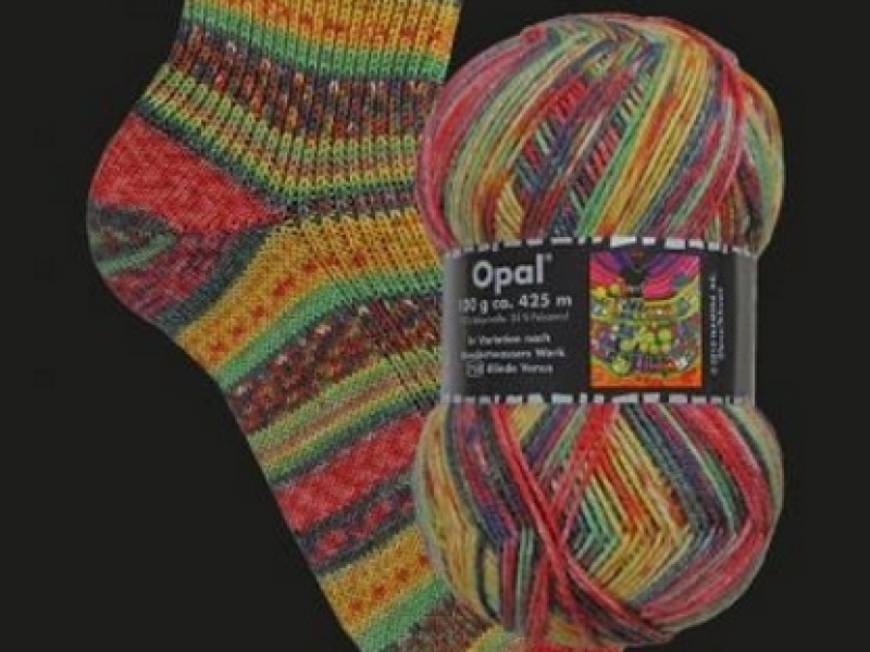 Opal 4-draads sokkenwol Hundertwasser 3206 Blinde Venus