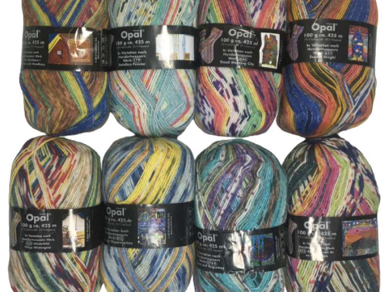 Opal 4-draads sokkenwol Hundertwasser serie 2