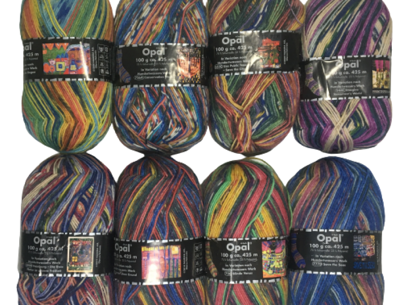 Opal 4-draads sokkenwol Hundertwasser serie 3