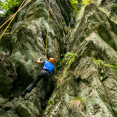 klimmen rotswand gezinnen vakantie reis kinderen klilmmen aosta italie