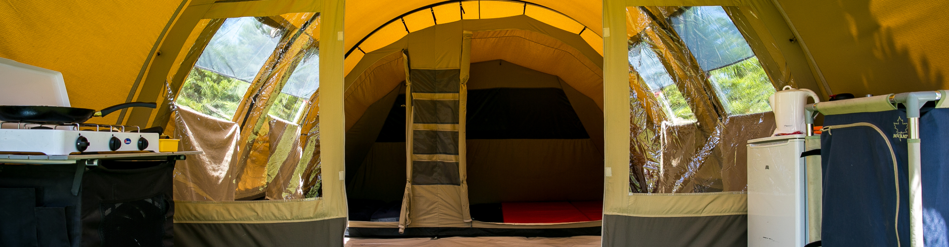 tent compleet  familievakantie