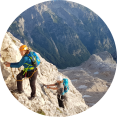 bergbeklimmen gezinsvakantie naar de top Triglav hoogste berg Slovenië