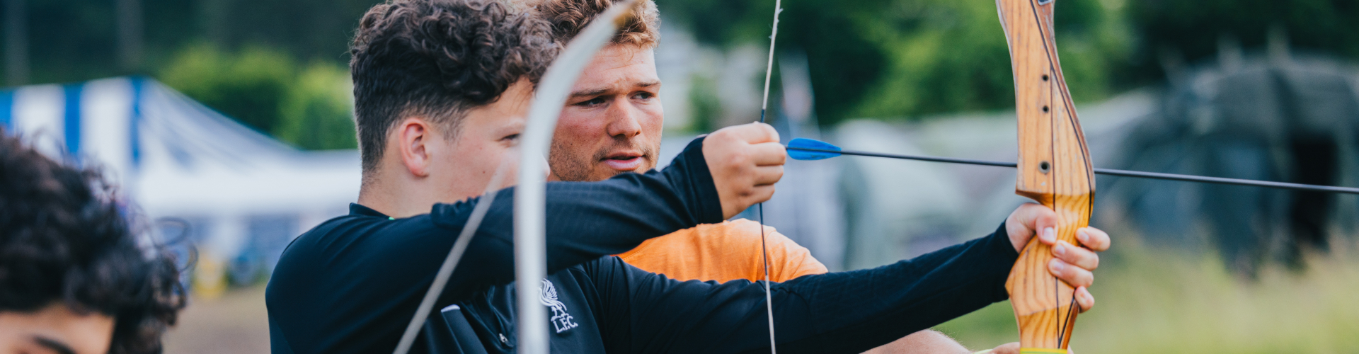 boogschieten in de Ardennen