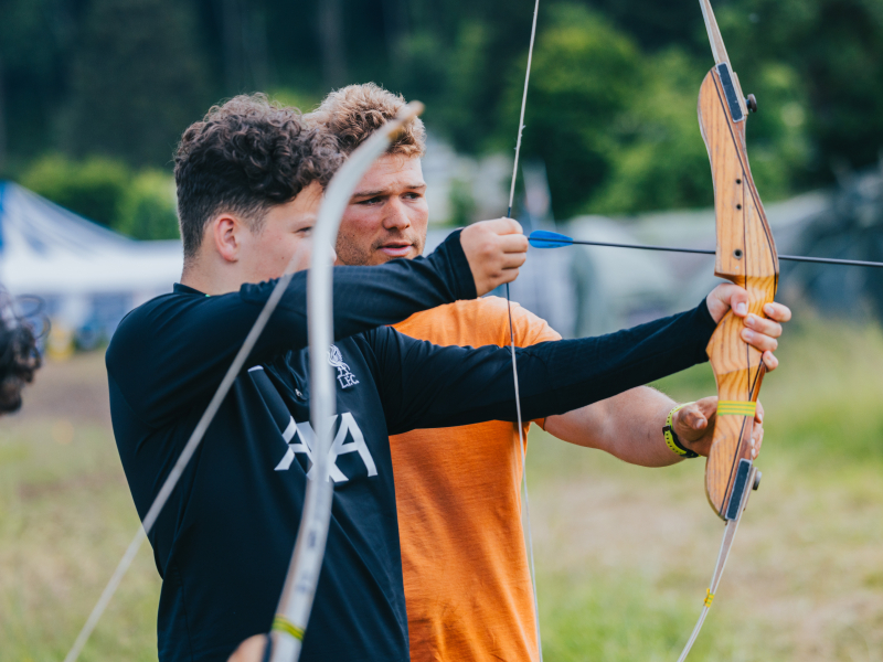 boogschieten met Lowi boogschieten in de Ardennen