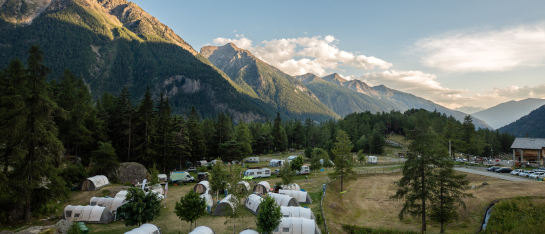 tenten camping bergen Aosta