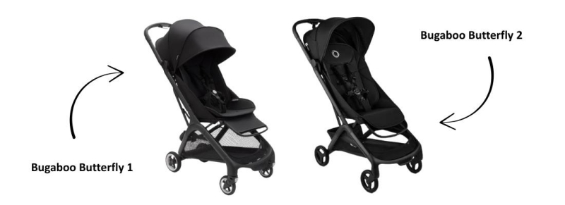 Verschil Bugaboo Butterfly 1 en 2