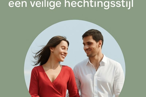 Glimlachend stel wandelt samen, symbool voor een veilige hechtingsstijl en emotionele verbondenheid