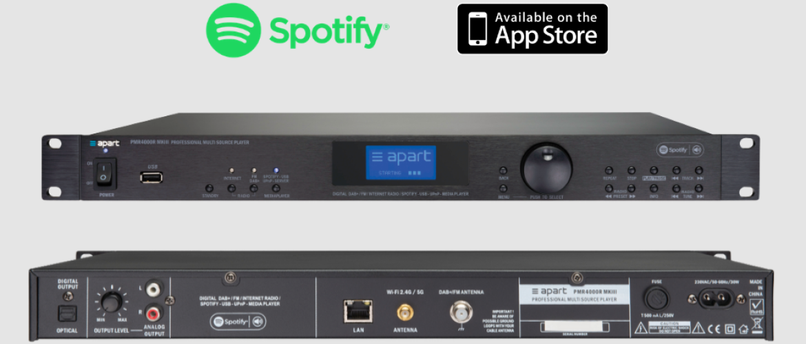 Omleiden plakboek Brullen Nieuwe Internet Radio met Spotify | Beste keus in 2020 | Business Audio  Systems