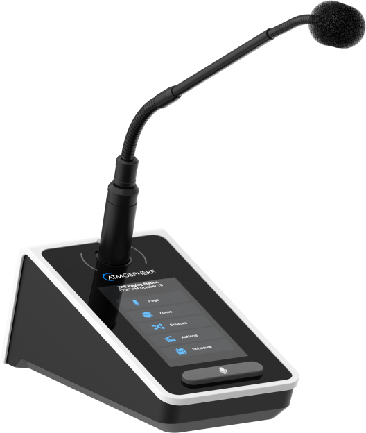 Omroepinstallatie microfoon