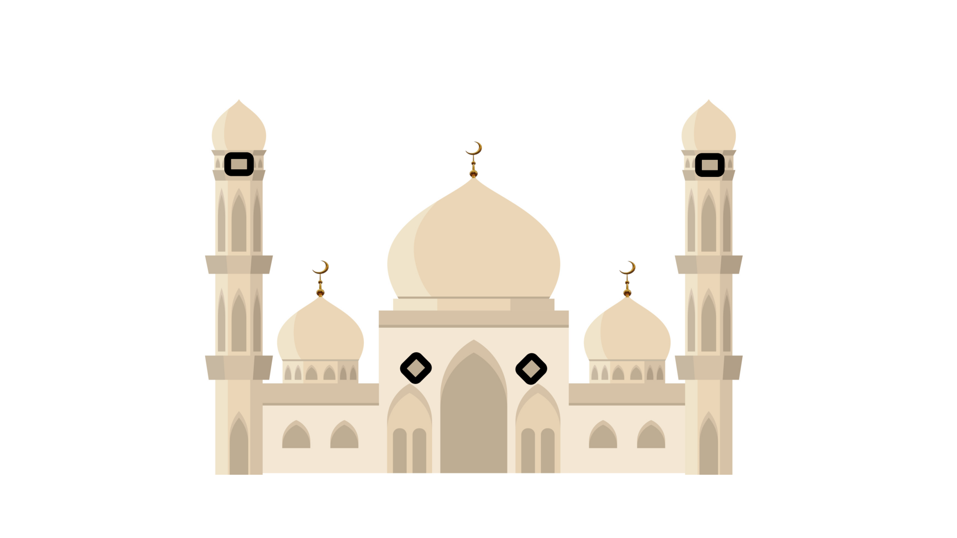 Luidspreker posities moskee