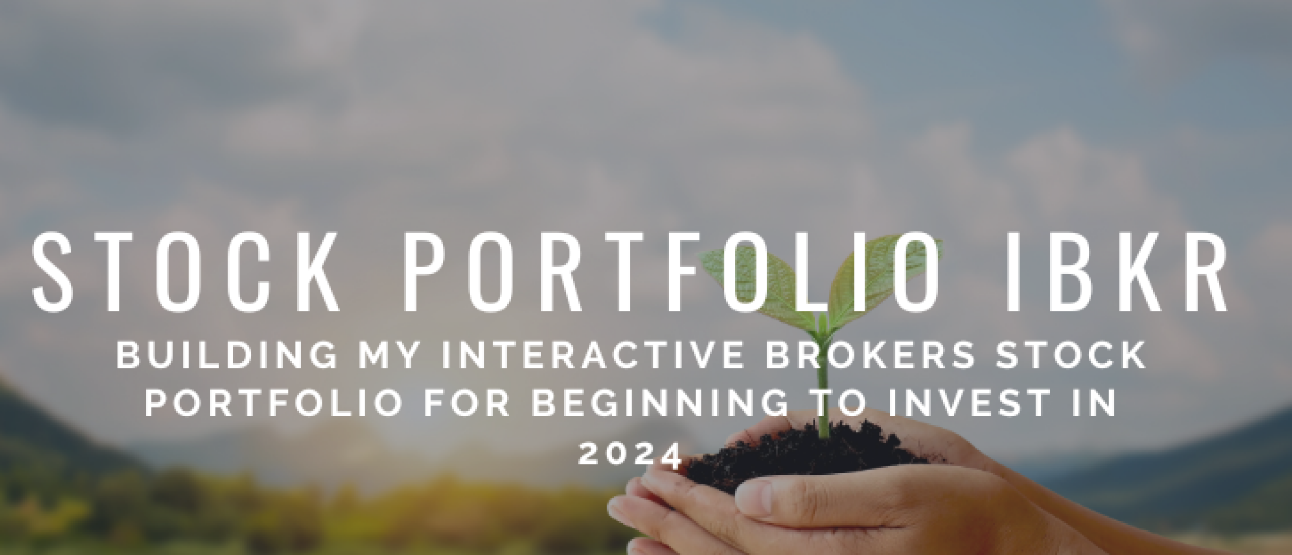 Building my Interactive Brokers Stock Portfolio for Beginning to Invest in 2024