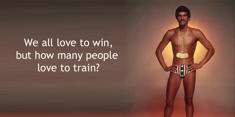 Mark Spitz We all love to win
