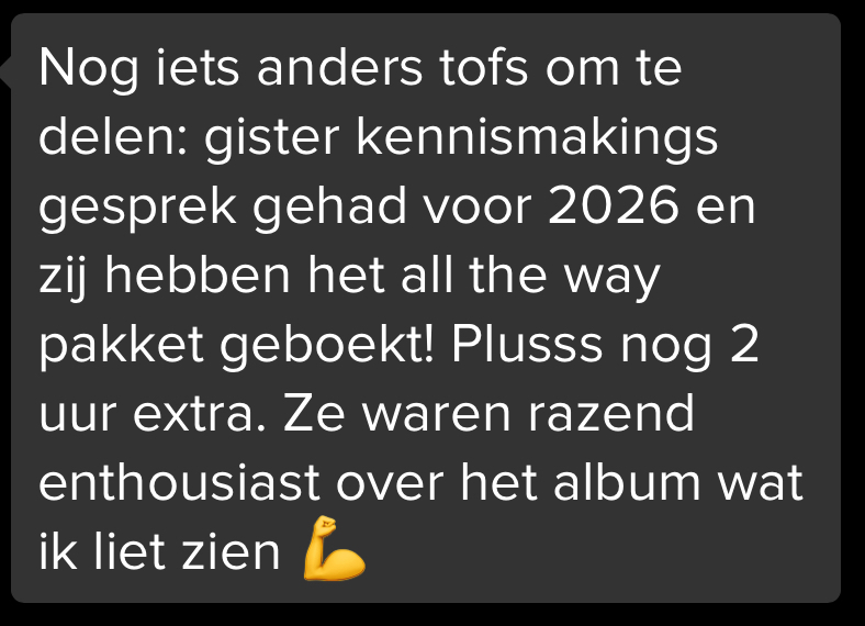 Resultaat fotograaf