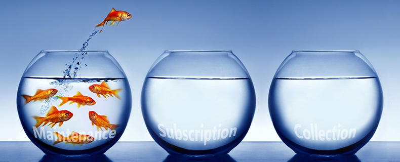 De switch naar subscription en Collection