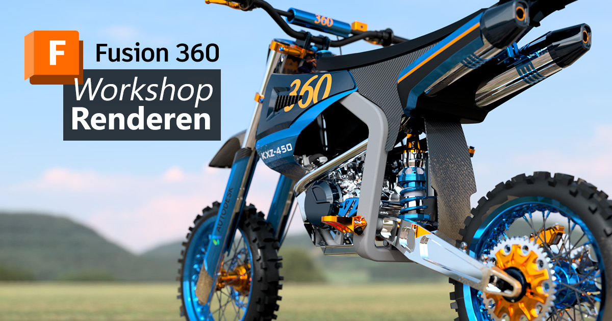 Gratis Fusion 360 workshop: Renderen
