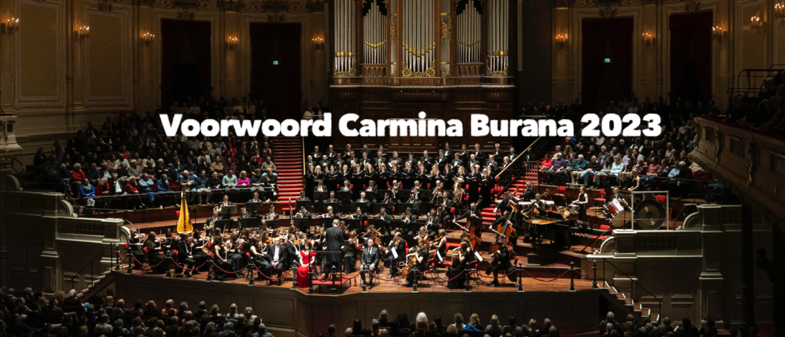 Voorwoord dirigent Raymond Janssen Carmina Burana 2023 De Magie van het moment