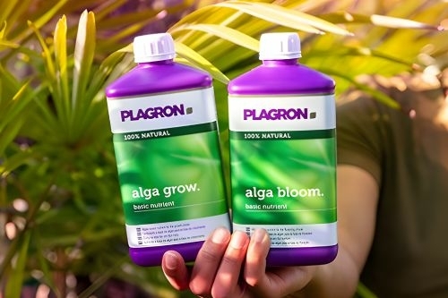 plagron organic base nutrients litre bottles