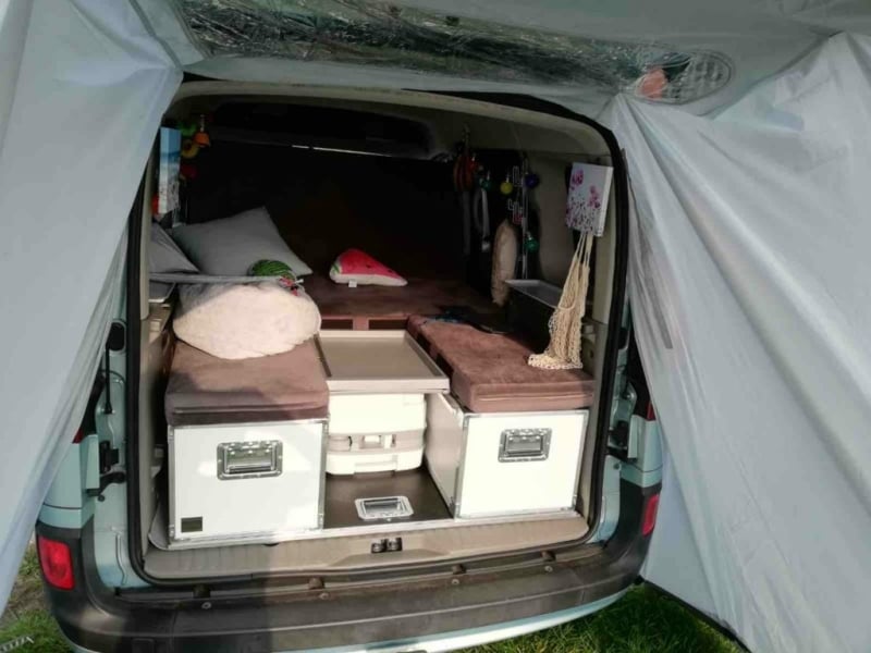 camper-in-a-box minicamper Kangoo