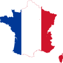 France country map flag