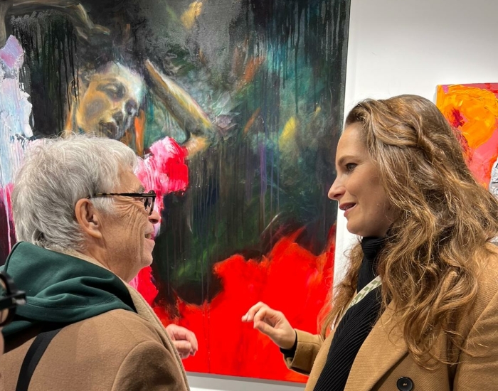 Carlotta Adriaansz exhibition internationally in Marais, Paris France