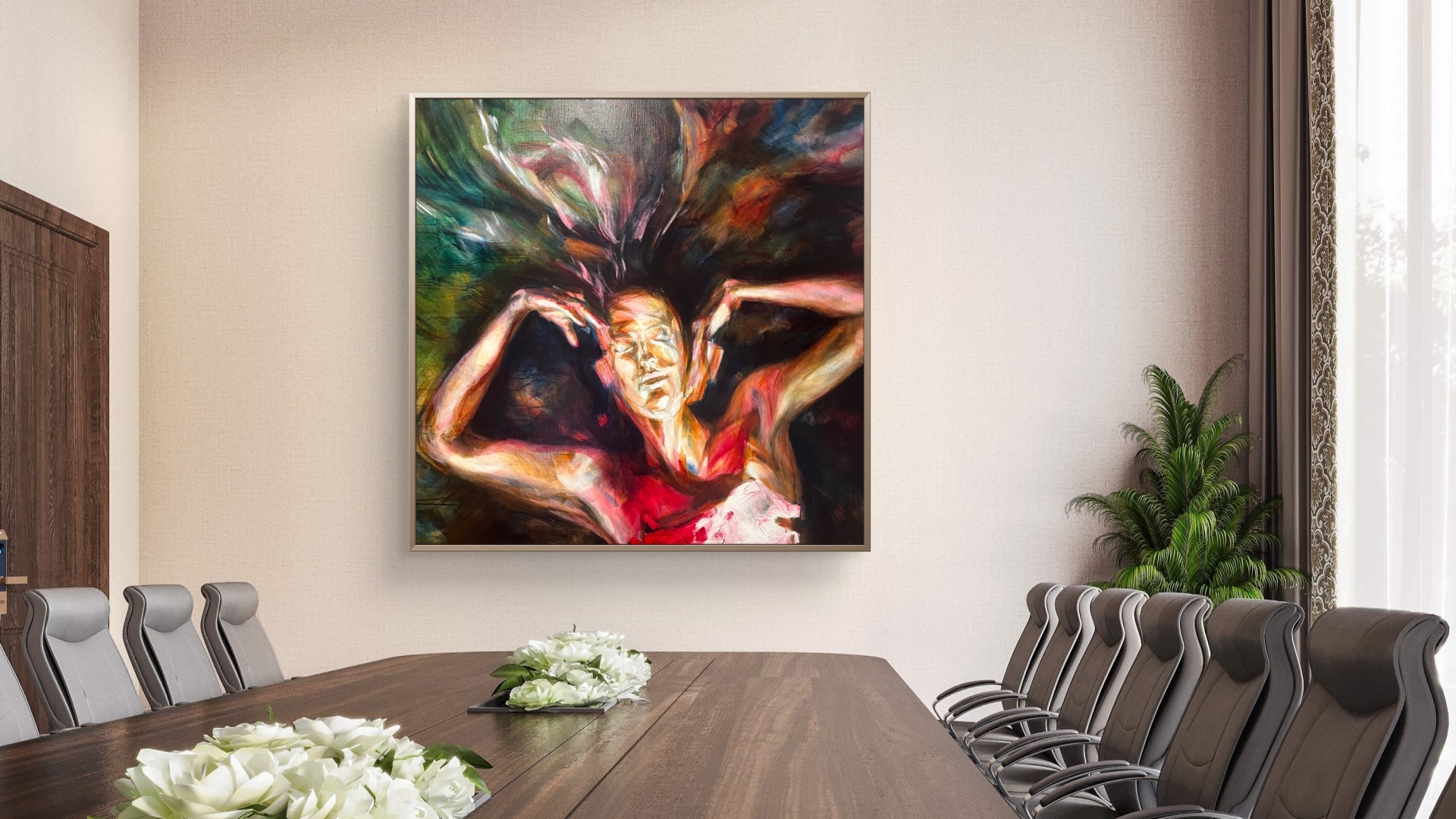Painting Manual Not Included in office setting