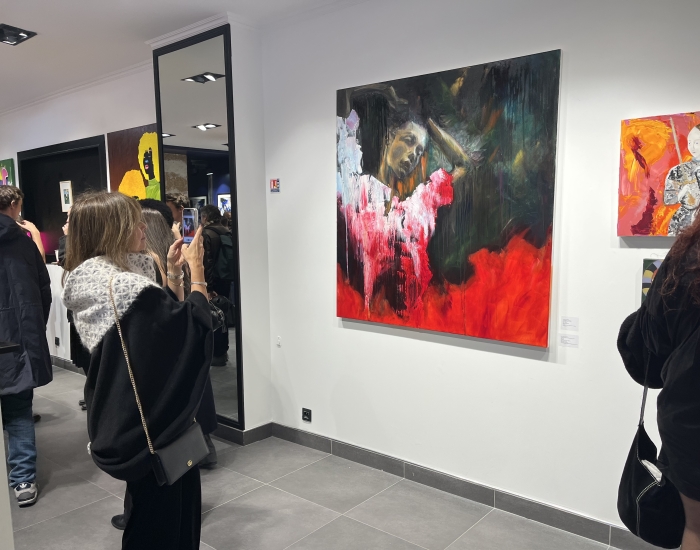 Carlotta Adriaansz exhibition at contemporary art gallery Marais, Paris