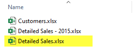 Selecteren file in CaseWare IDEA