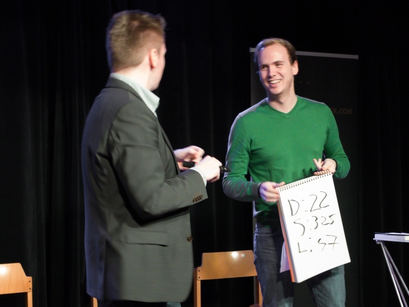 Mentalist Roel verzorgt entertainment op gala avond West Vlaanderen