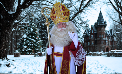 Professionele Sinterklaas op bedrijfsevenement in Vlaams Brabant