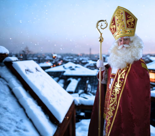 Sinterklaas bezoekt personeelsfeest Aalst Oost Vlaanderen