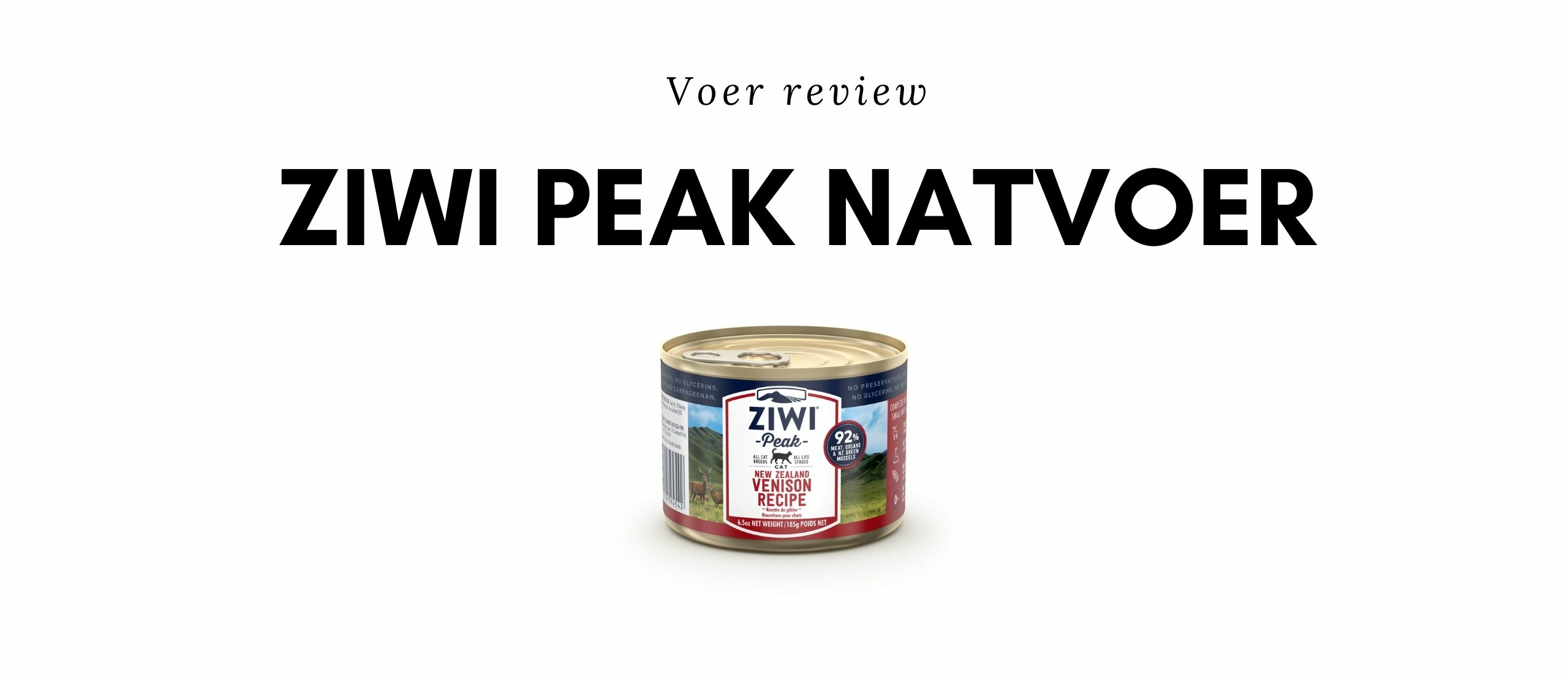 Review Ziwi Peak Natvoer voor katten