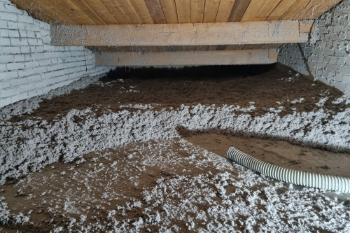 openblow ingeblazen biobased cellulose vlieringsvloer