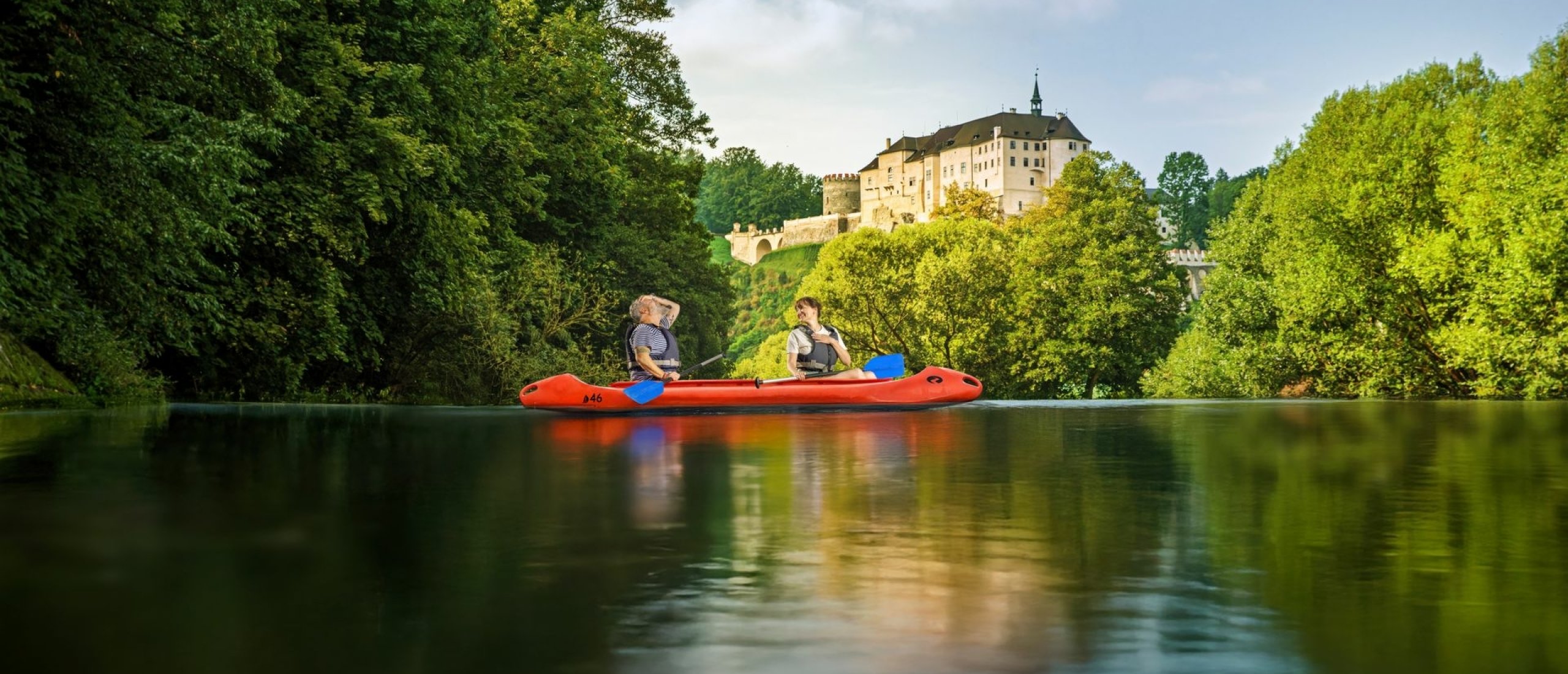 Sommer am Wasser in Mittelböhmen