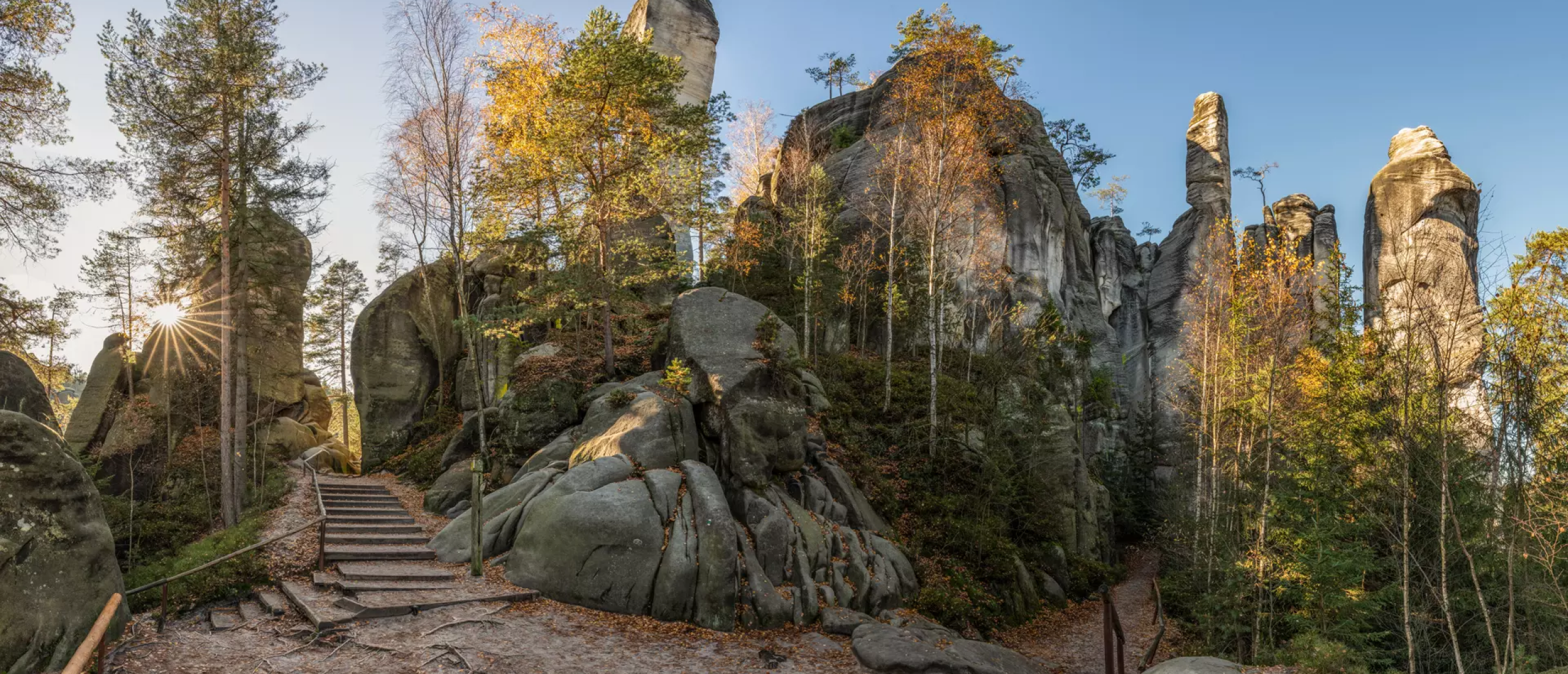Adršpach, die Sandsteinfelsen in Ostböhmen