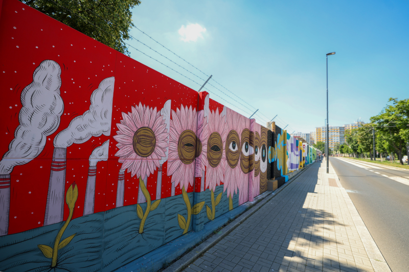 Street Art in Prag: Mural Ruzyně