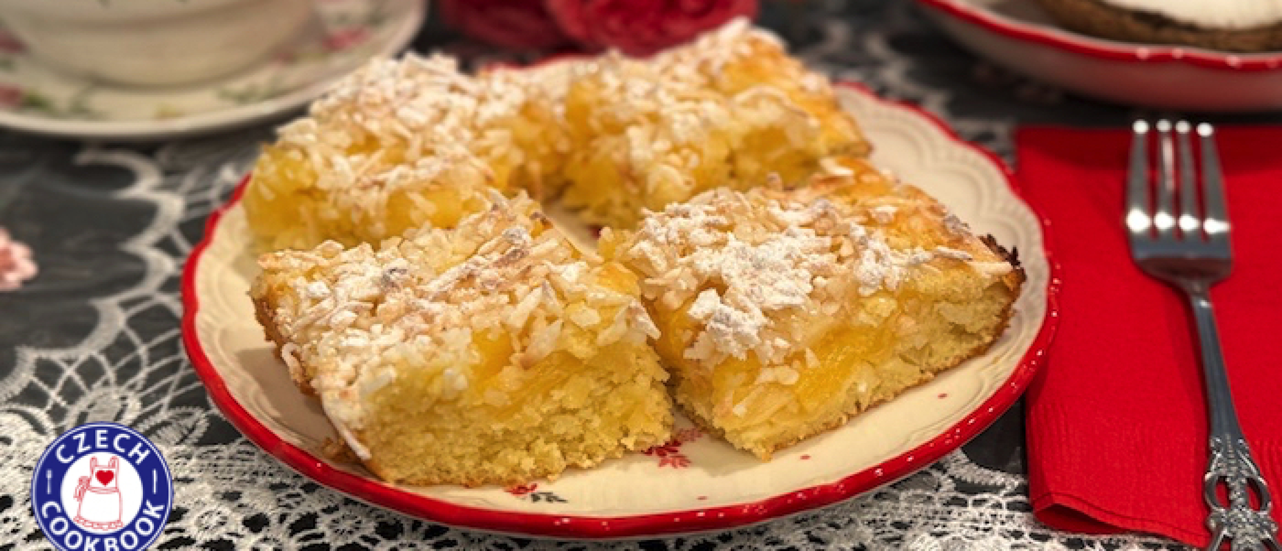 Kokos-Ananas-Kuchen: sommerlicher Kuchengenuss aus Tschechien