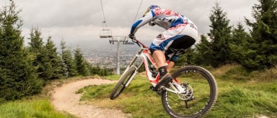 Mountainbiken in der Tschechien
