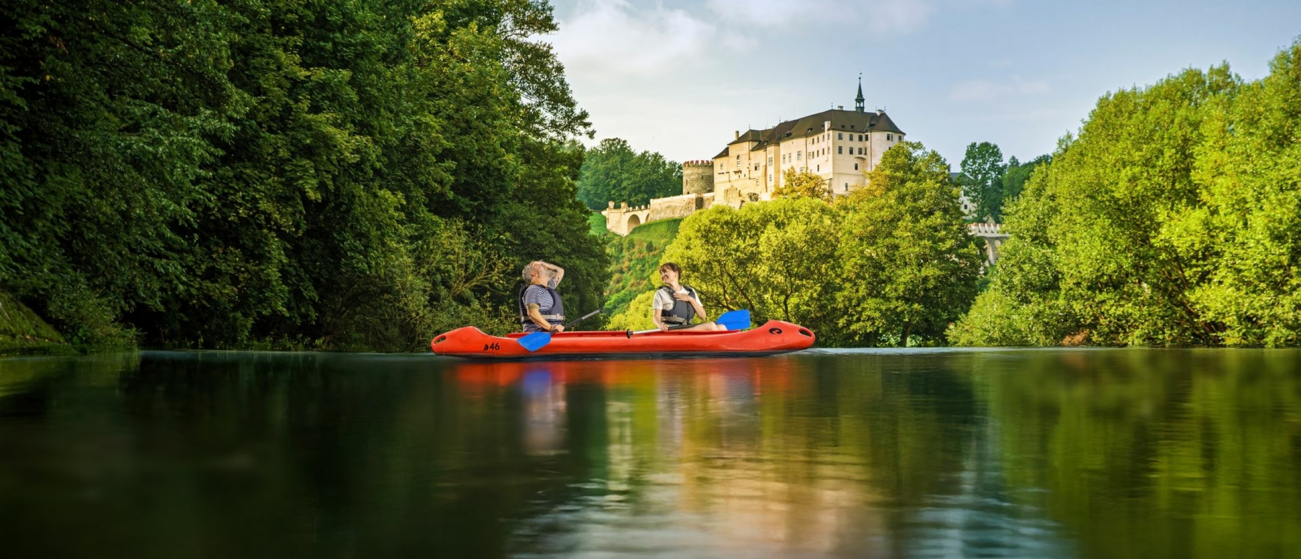 Zomeravonturen aan het water in Midden-Bohemen