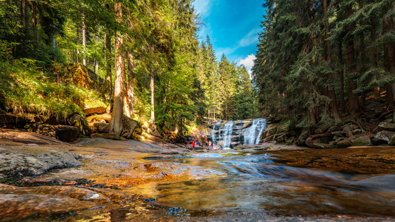 Mumlava waterval Harrachov