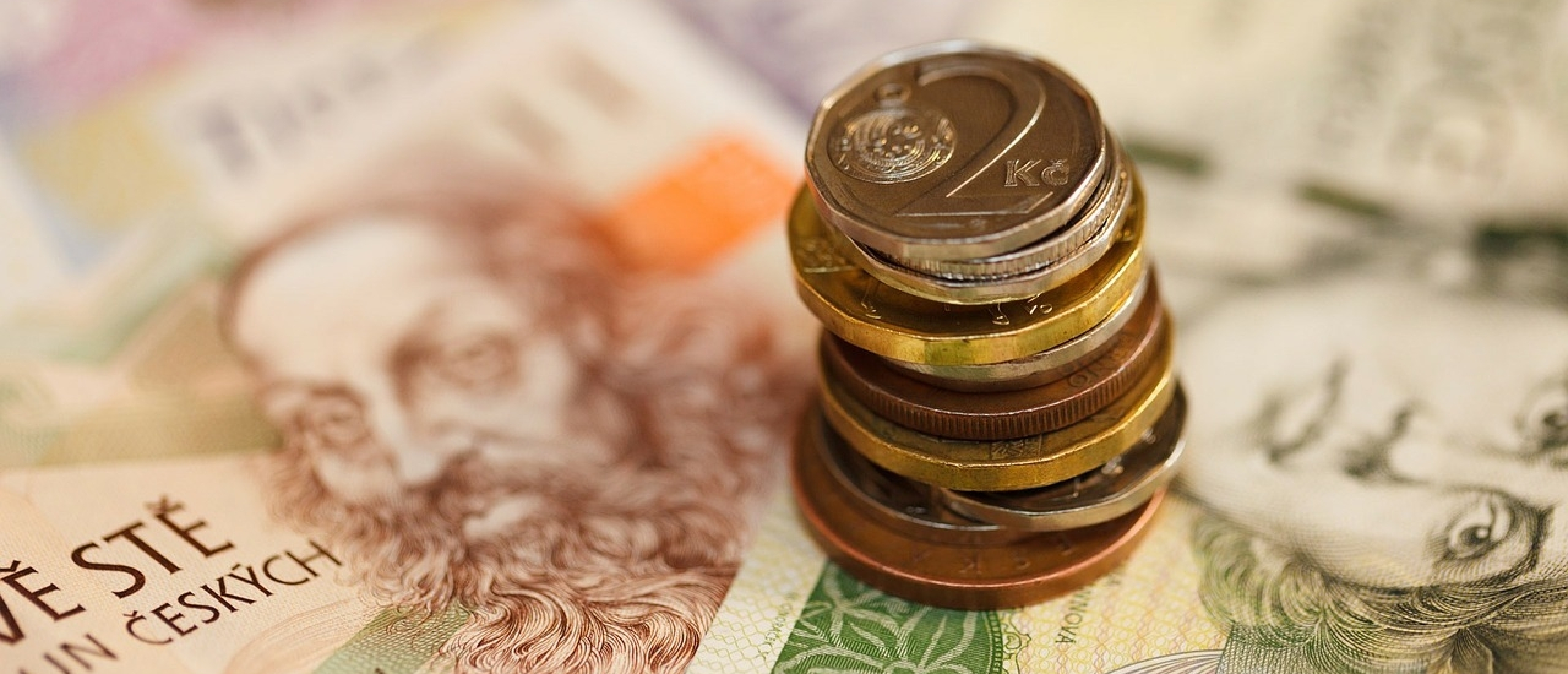Tsjechische kroon CZK munten en biljetten