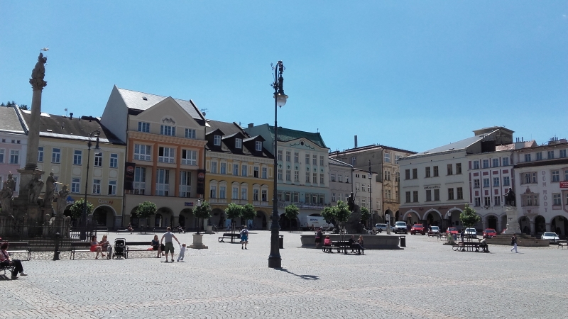 Stadsplein in Trutnov