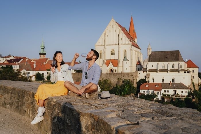 Wijn in Znojmo Zuid-Moravië