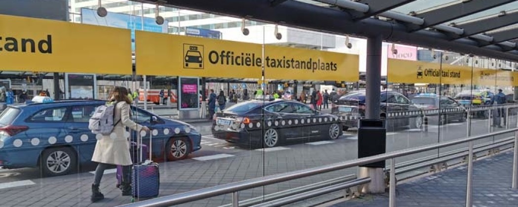 Taking a Taxi in Amsterdam? This is how you recognize an official taxi in Amsterdam.