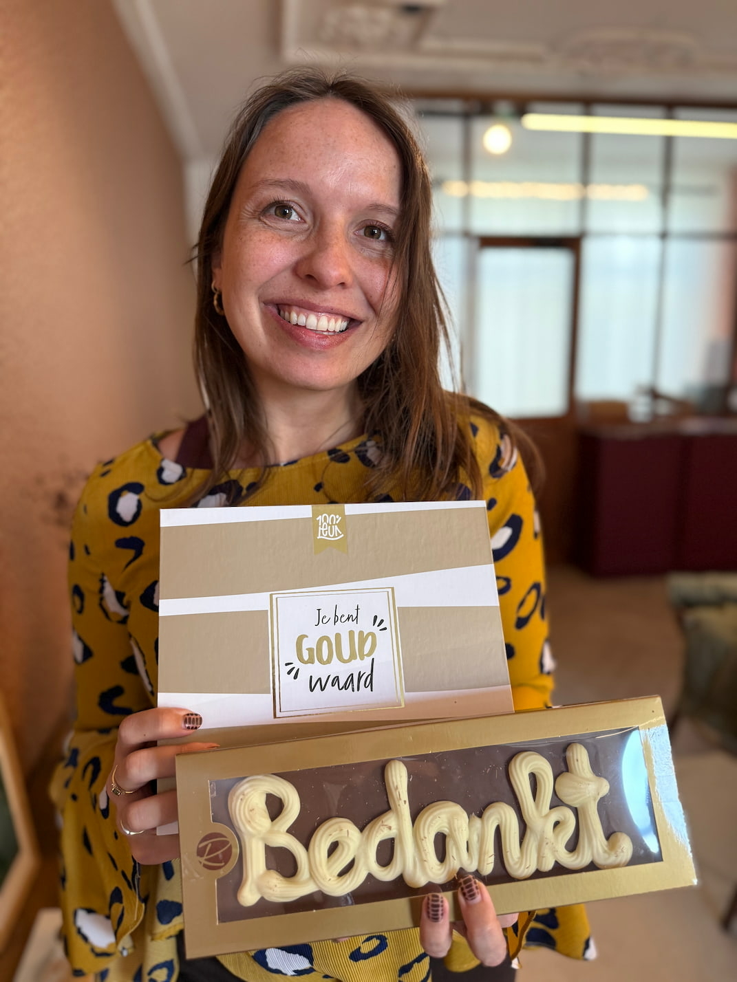 bedankje van client
