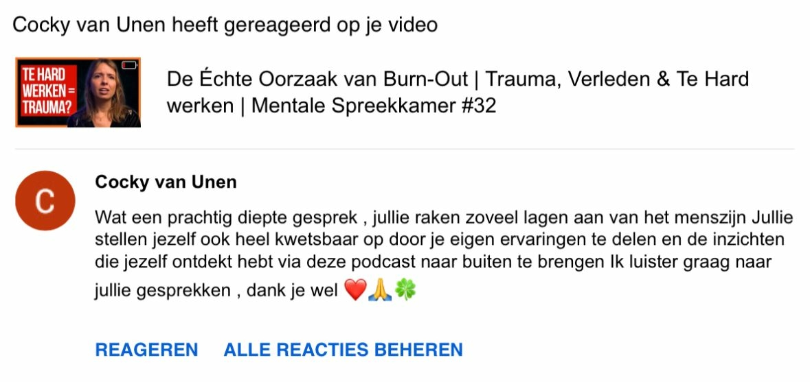 Review over Mentale Spreekkamer