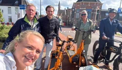 Escape op de fiets