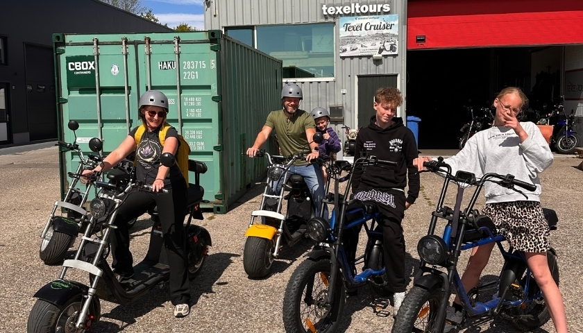 Outdoor escape game op wielen op Texel